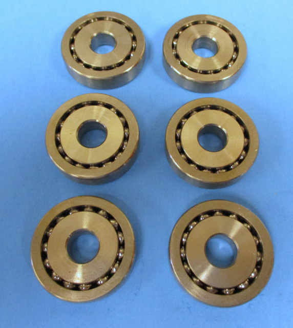 6 Stainless Table Bearings for Hobart 5700, 5701, 5801, 6614, 6801 Saws. Replaces BB-8-11